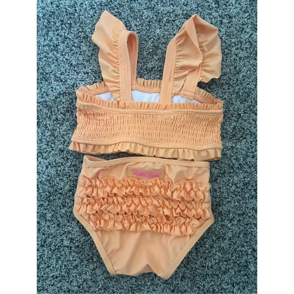 ❤️RuffleButts Baby Girl 2Pc Swimsuit 3T